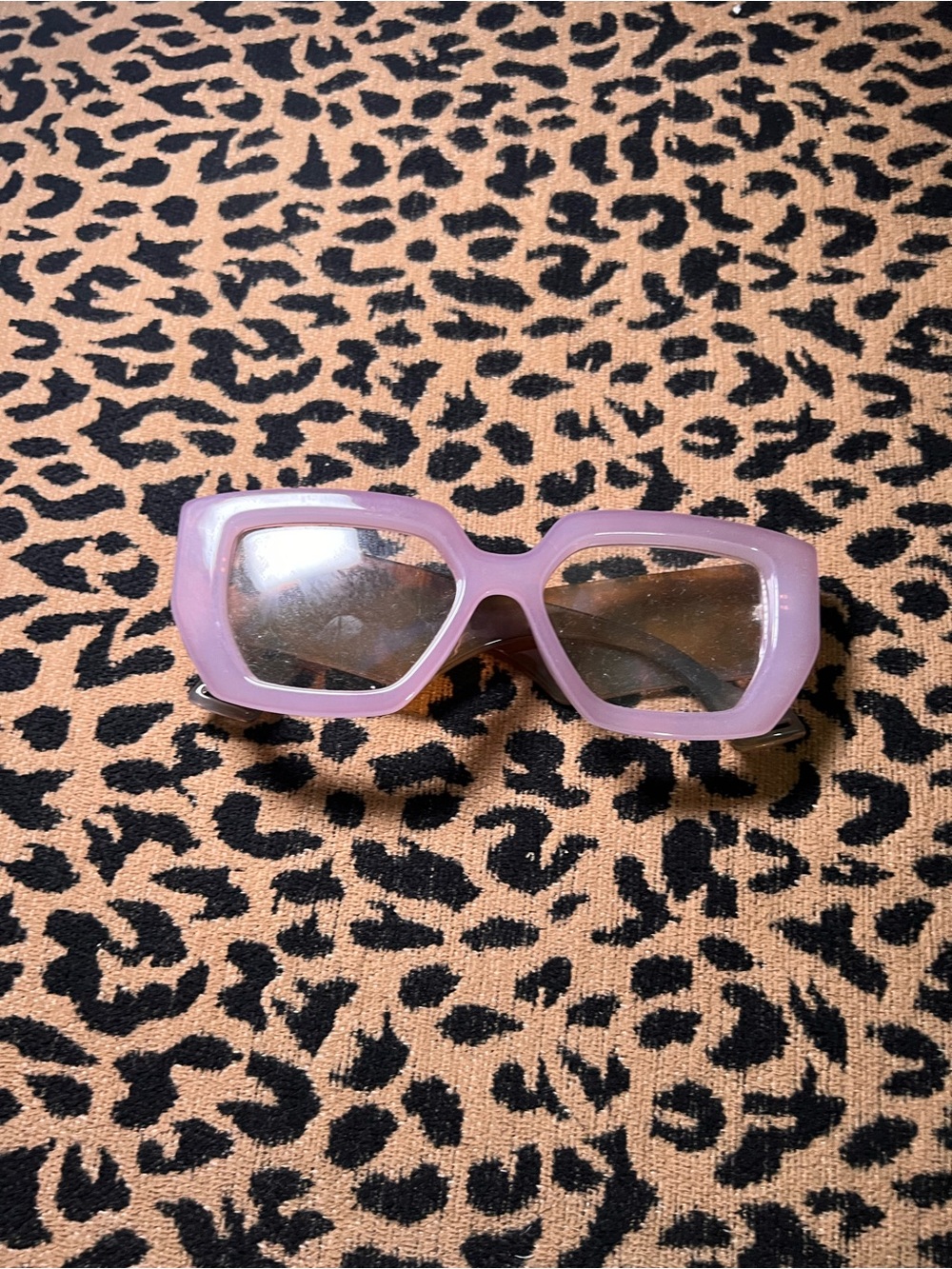 Purple Thick Frame Blue-Light Glasses — Never Worn 🕶️🤎